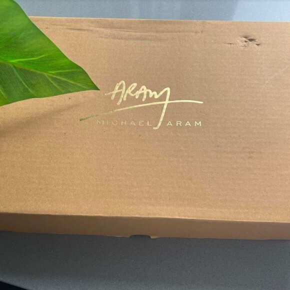 *NIB* MICHAEL ARAM LEMONWOOD Granite Cheese Board Serving Tray w/ Knife/Spreader - Picture 6 of 8